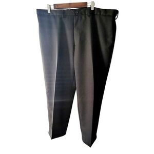 Haggar Cool 18 Men's Classic Black Dress Pants Size 44 X 30 New with Tags